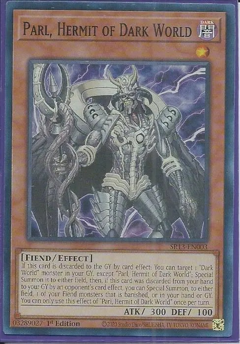 SR13-EN003 Parl, Hermit of Dark World – Super Rare