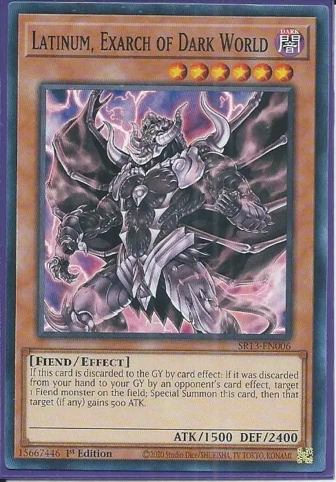SR13-EN006 Latinum, Exarch of Dark World – Common