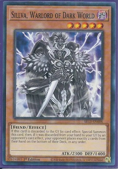SR13-EN008 Sillva, Warlord of Dark World – Common
