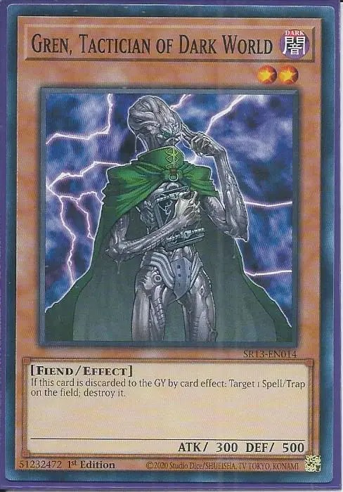 SR13-EN014 Gren, Tactician of Dark World – Common