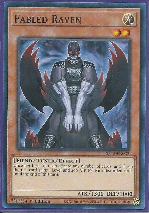 SR13-EN023 Fabled Raven – Common