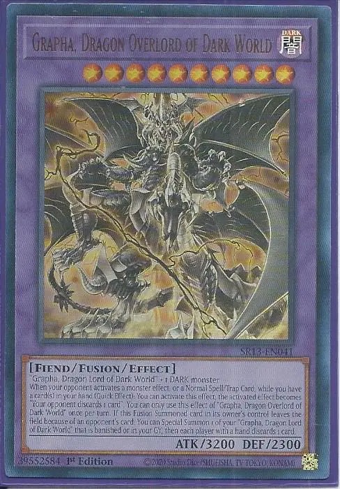 SR13-EN041 Grapha, Dragon Overlord of Dark World – Ultra Rare