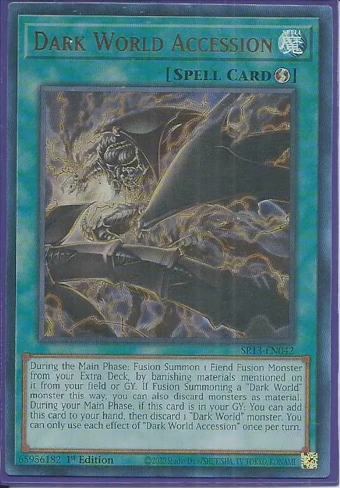 SR13-EN042 Dark World Accession – Ultra Rare