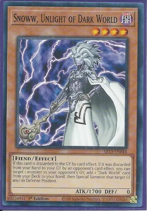 SR13-EN044 Snoww, Unlight of Dark World – Common
