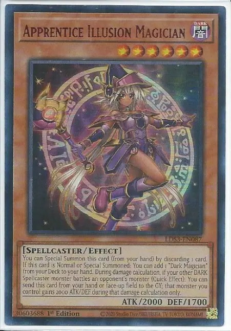 LDS3-EN087R - Apprentice Illusion Magician (RED) - Ultra Rare |