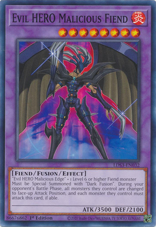LDS3-EN032 - Evil HERO Malicious Fiend - Common