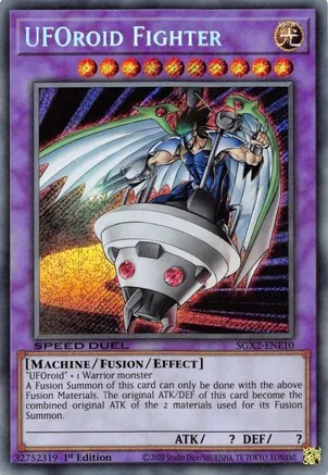 SGX2-ENE10 - UFOroid Fighter - Secret Rare