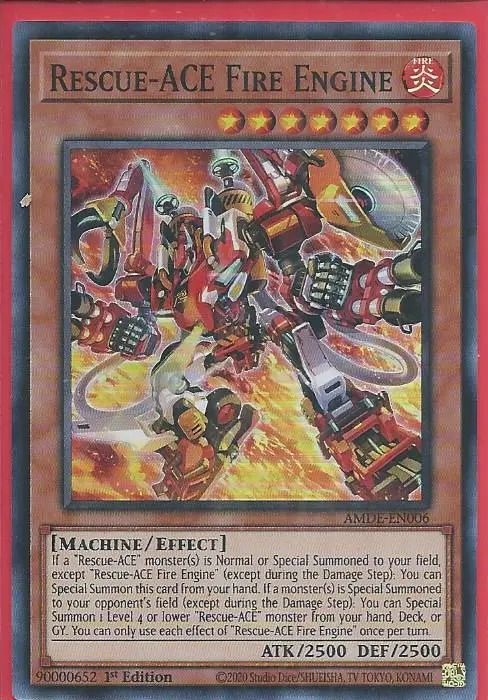 AMDE-EN006 Rescue-ACE Fire Engine – Super Rare