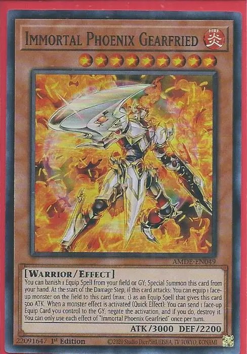 AMDE-EN049 Immortal Phoenix Gearfried – Super Rare