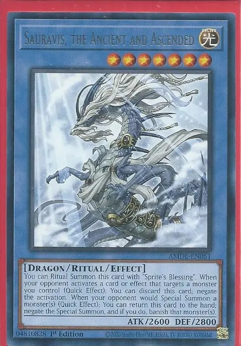 AMDE-EN051 Sauravis, the Ancient and Ascended – Rare