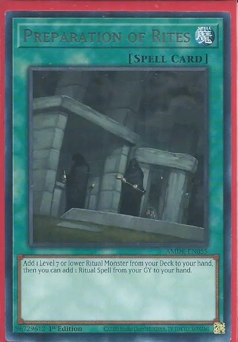 AMDE-EN055 Preparation of Rites – Rare