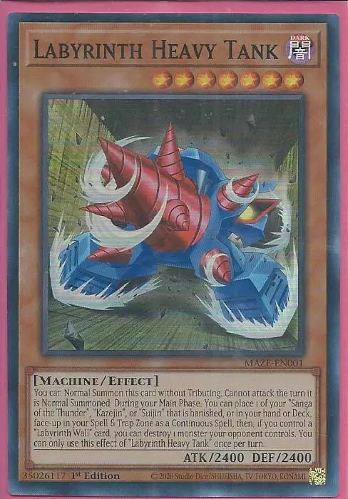 MAZE-EN001 Labyrinth Heavy Tank – Super Rare