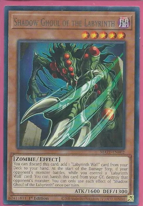 MAZE-EN002 Shadow Ghoul of the Labyrinth – Rare
