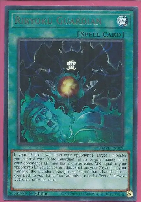 MAZE-EN009 Riryoku Guardian – Rare