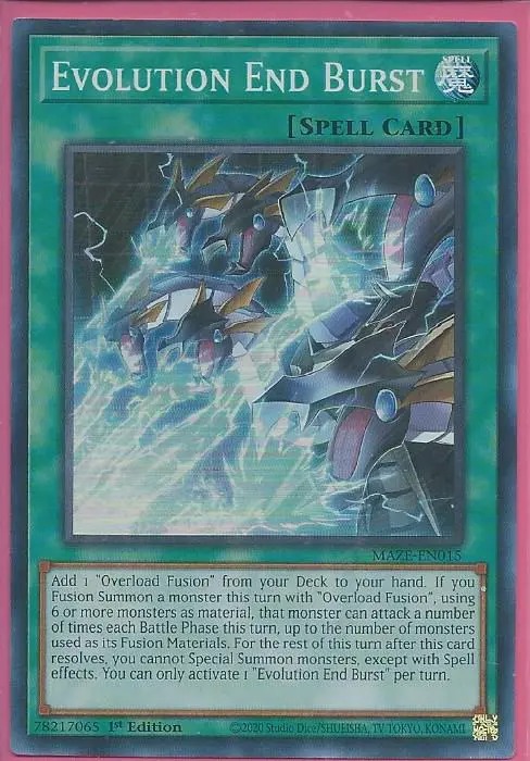 MAZE-EN015 Evolution End Burst – Super Rare