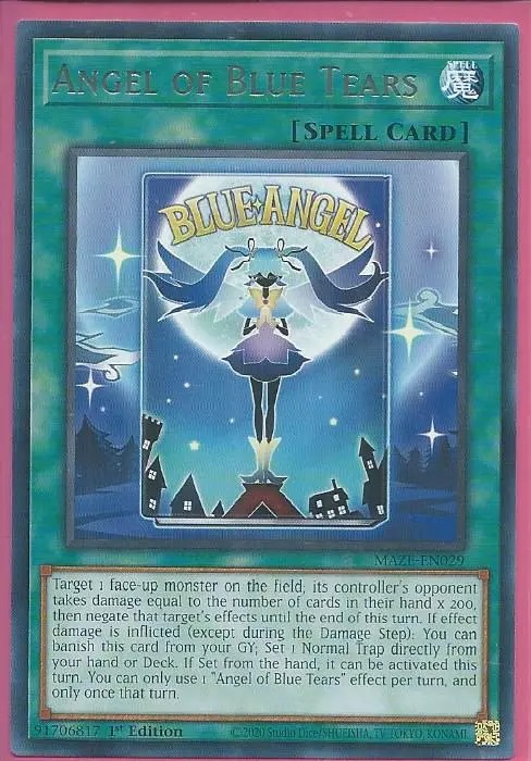 MAZE-EN029 Angel of Blue Tears – Rare