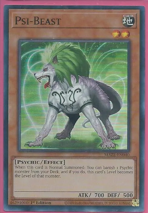 MAZE-EN040 Psi-Beast – Super Rare