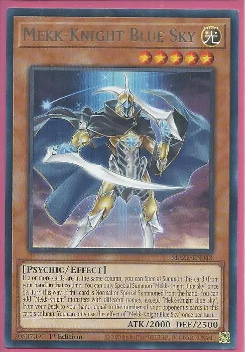 MAZE-EN043 Mekk-Knight Blue Sky – Rare