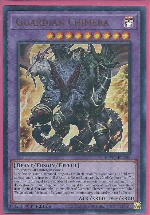 MAZE-EN049 Guardian Chimera – Ultra Rare