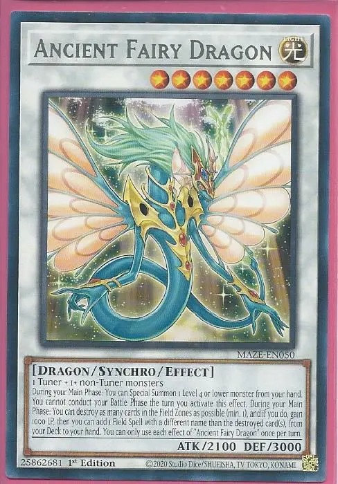 MAZE-EN050 Ancient Fairy Dragon – Rare |