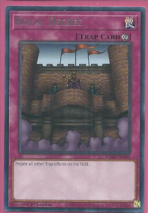 MAZE-EN064 Royal Decree – Rare