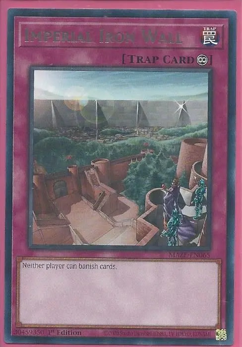 MAZE-EN065 Imperial Iron Wall – Rare