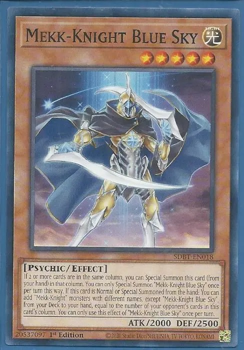 SDBT-EN018 Mekk-Knight Blue Sky – Common