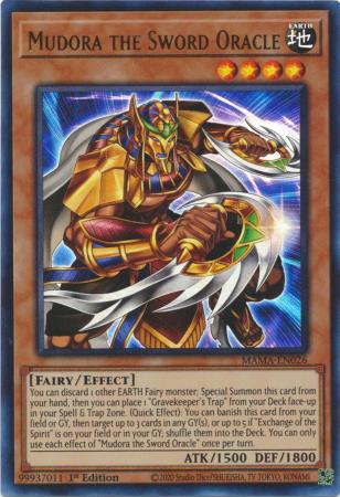 kaka MAMA-EN026 Mudora the Sword Oracle - Ultra Rare - 1st Edition - Near Mint 1
