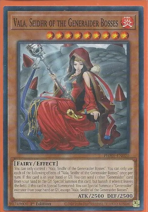 PHHY-EN020 Vala, Seidhr of the Generaider Bosses – Common