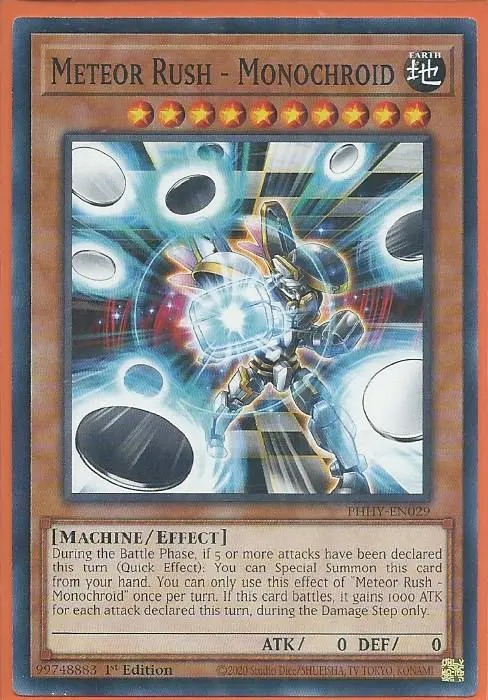 PHHY-EN029 Meteor Rush – Monochroid – Common