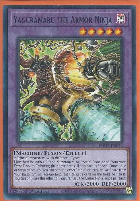 PHHY-EN036 Yaguramaru the Armor Ninja – Common