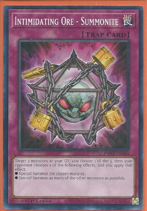 PHHY-EN080 Intimidating Ore – Summonite – Common