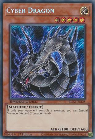 SGX3-ENI28 - Cyber Dragon (alternate art) - Secret Rare