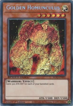 SGX3-ENF02 - Golden Homunculus - Secret Rare