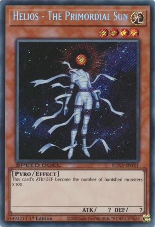 SGX3-ENF01 - Helios - The Primordial Sun - Secret Rare