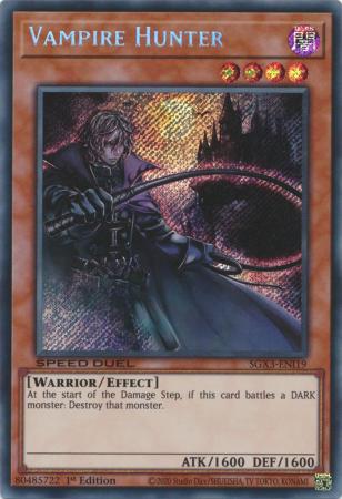 SGX3-ENI19 - Vampire Hunter - Secret Rare