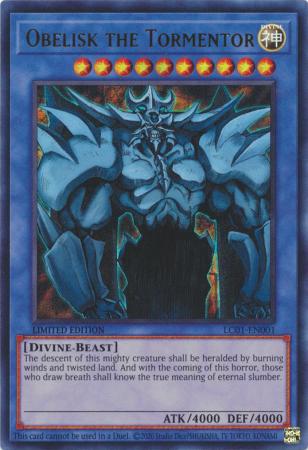 LC01-EN001 - Obelisk the Tormentor - Ultra Rare Limited Editon (25th Anniversary Edition) - Vị thần Ai Cập
