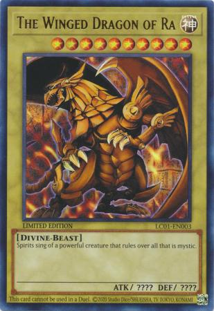LC01-EN003 - The Winged Dragon of Ra - Ultra Rare Limited Editon (25th Anniversary Edition) - Vị thần Ai Cập
