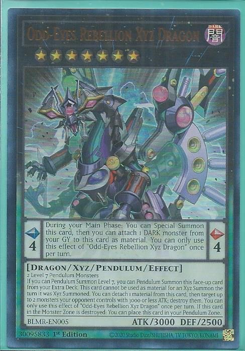 BLMR-EN005 Odd-Eyes Rebellion Xyz Dragon – Ultra Rare