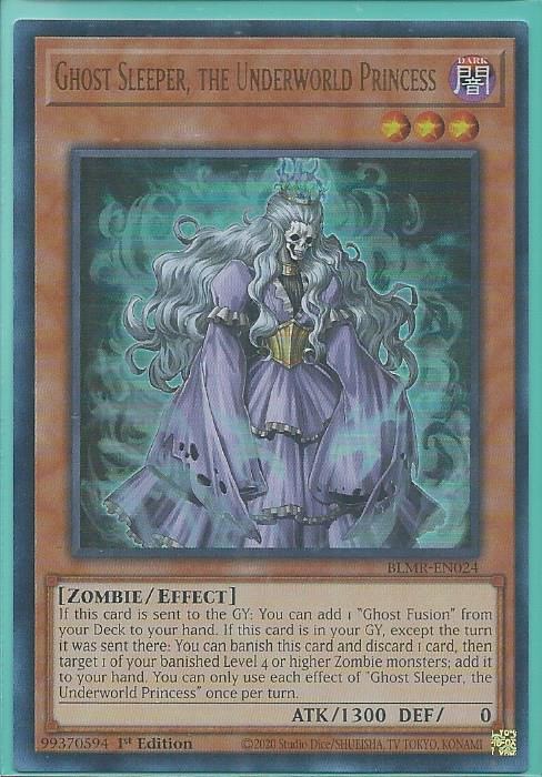 BLMR-EN024 Ghost Sleeper, the Underworld Princess – Ultra Rare