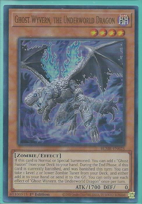 BLMR-EN025 Ghost Wyvern, the Underworld Dragon – Ultra Rare