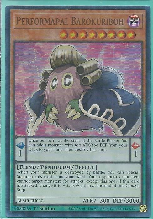BLMR-EN030 Performapal Barokuriboh – Ultra Rare