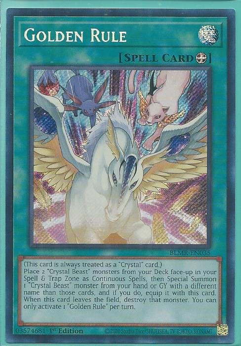 BLMR-EN035 Golden Rule – Secret Rare