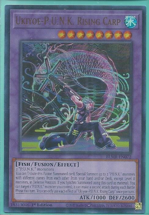 BLMR-EN072 Ukiyoe-PUNK Rising Carp – Ultra Rare