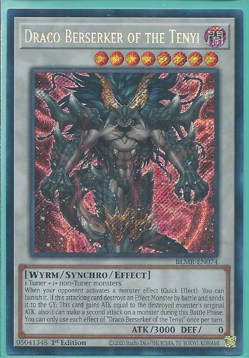 BLMR-EN074 Draco Berserker of the Tenyi – Secret Rare