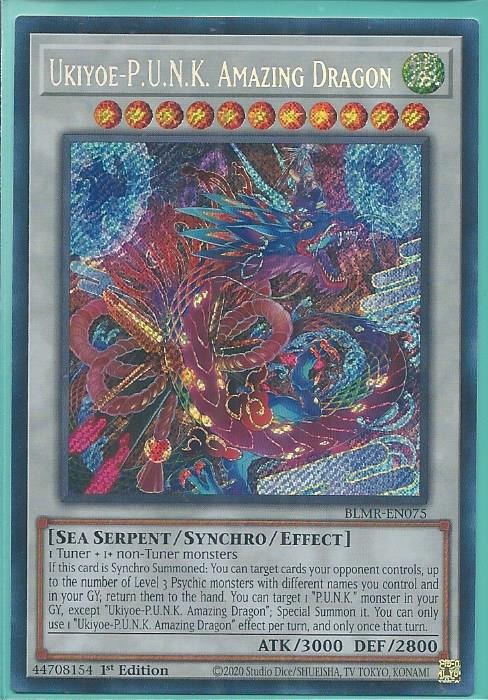 BLMR-EN075 Ukiyoe-PUNK Amazing Dragon – Secret Rare
