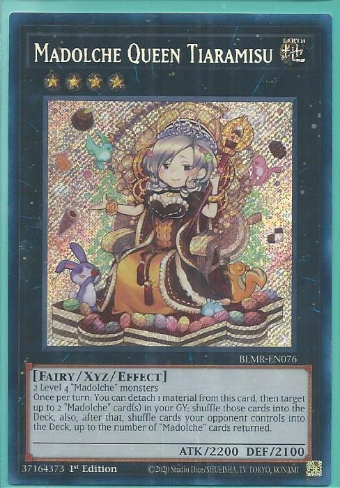 BLMR-EN076 Madolche Queen Tiaramisu – Secret Rare
