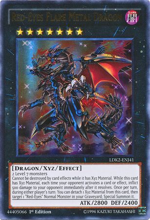 kaka LDK2-ENJ41 - Red-Eyes Flare Metal Dragon - Ultra Rare 1st Edition