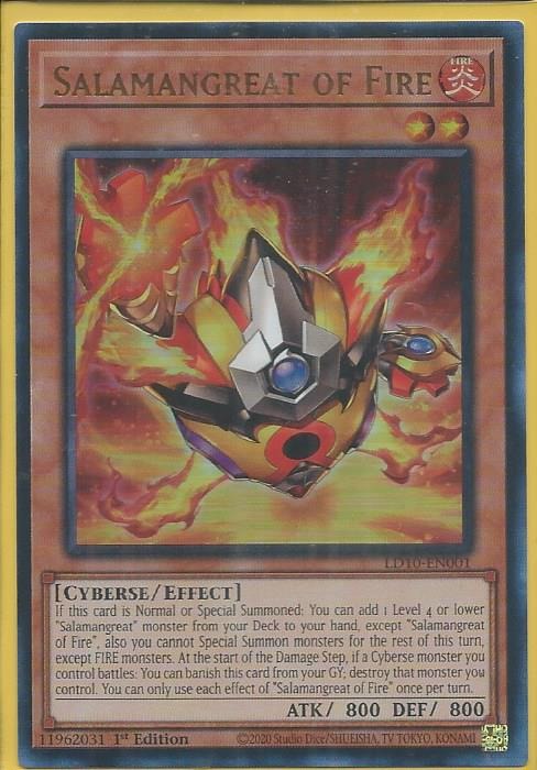 LD10-EN001 Salamangreat of Fire – Ultra Rare