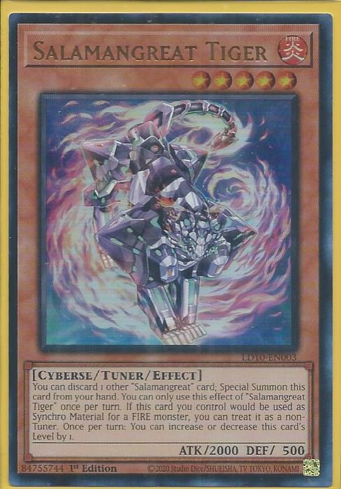 LD10-EN003 Salamangreat Tiger – Ultra Rare